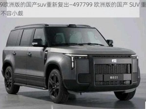 497799欧洲版的国产suv重新复出—497799 欧洲版的国产 SUV 重新复出，实力不容小觑