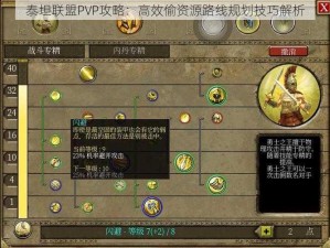 泰坦联盟PVP攻略：高效偷资源路线规划技巧解析