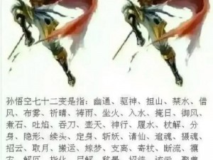 玩转梗乱斗：悟空神奇变身攻略揭秘——通关解锁七十二变中的十重境界悟空秘籍大解密