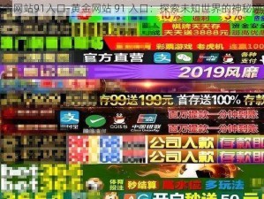 黄金网站91入口-黄金网站 91 入口：探索未知世界的神秘通道