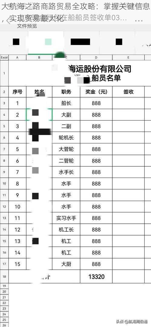 大航海之路商路贸易全攻略：掌握关键信息，实现贸易最大化