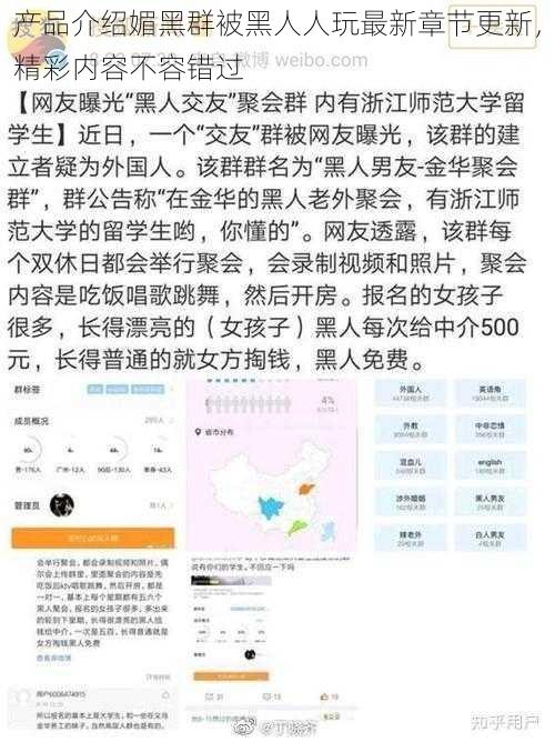 产品介绍媚黑群被黑人人玩最新章节更新，精彩内容不容错过