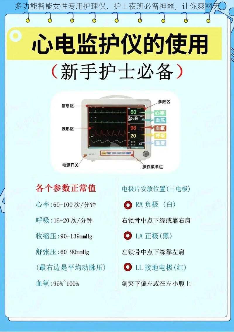 多功能智能女性专用护理仪，护士夜班必备神器，让你爽翻天