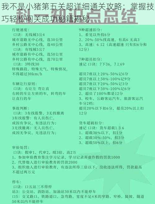 我不是小猪第五关超详细通关攻略：掌握技巧轻松闯关成功秘籍揭秘