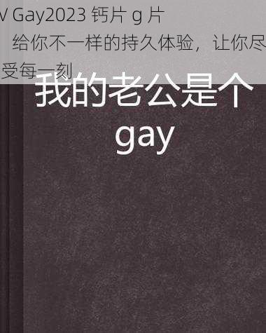 gⅤGay2023 钙片 g 片 h：给你不一样的持久体验，让你尽情享受每一刻