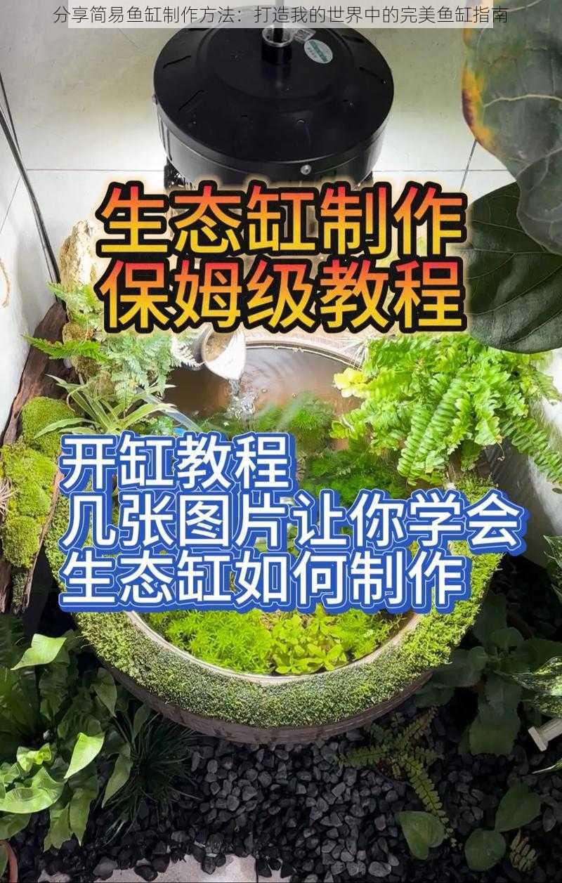 分享简易鱼缸制作方法：打造我的世界中的完美鱼缸指南