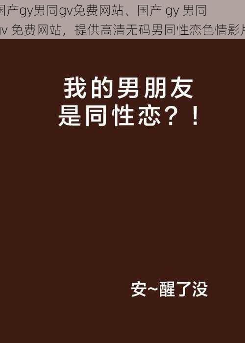 国产gy男同gv免费网站、国产 gy 男同 gv 免费网站，提供高清无码男同性恋色情影片