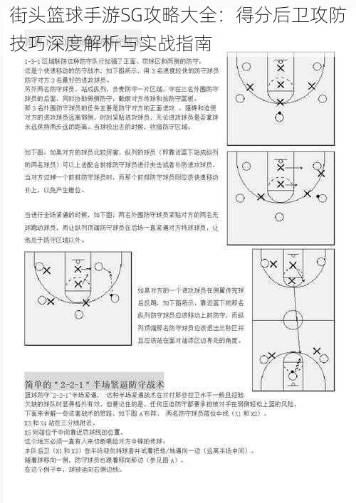 街头篮球手游SG攻略大全：得分后卫攻防技巧深度解析与实战指南