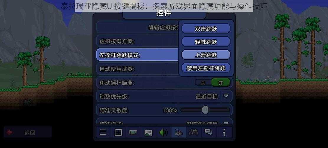 泰拉瑞亚隐藏UI按键揭秘：探索游戏界面隐藏功能与操作技巧