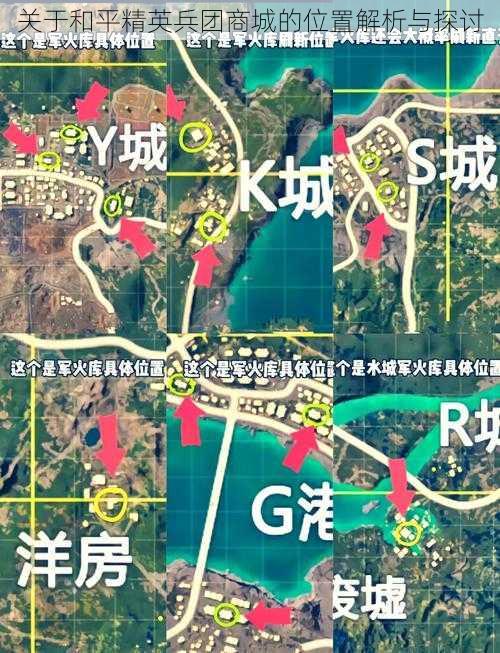 关于和平精英兵团商城的位置解析与探讨