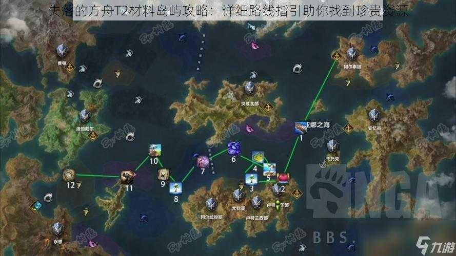 失落的方舟T2材料岛屿攻略：详细路线指引助你找到珍贵资源