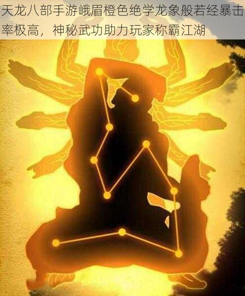 天龙八部手游峨眉橙色绝学龙象般若经暴击率极高，神秘武功助力玩家称霸江湖