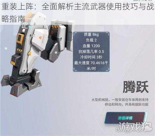 重装上阵：全面解析主流武器使用技巧与战略指南